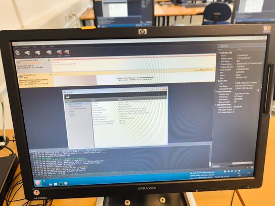 Skærm 22" m. tastatur HP L2206w (PC medfølger ikke)