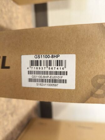 Netværksswitch ZYXEL GS1100-8HP PoE+ 8 port (ubrugt)