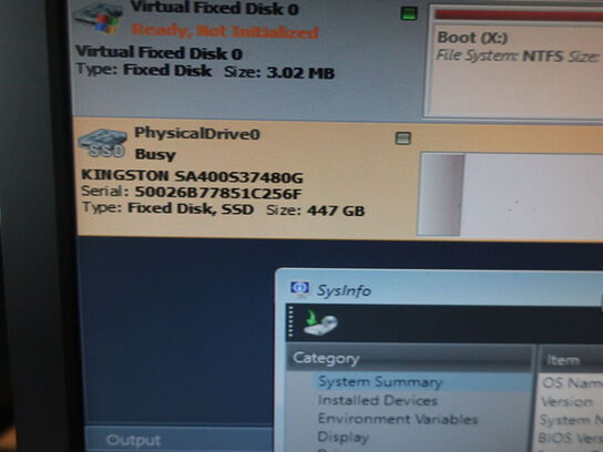 HP 22" skærm m. tastatur L2208w (PC medfølger ikke)