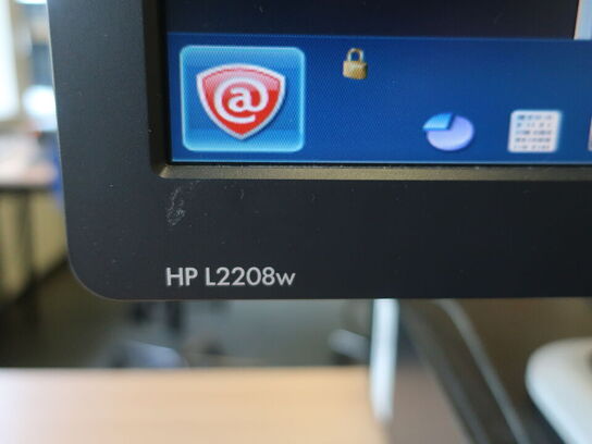HP 22" skærm m. tastatur L2208w (PC medfølger ikke)