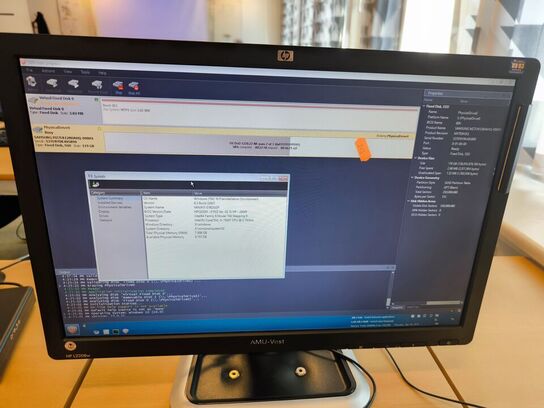 Skærm 22" m. tastatur HP L2206w (PC medfølger ikke)