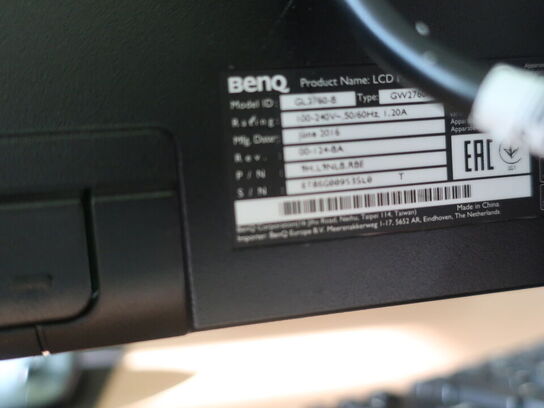 2 stk. PC skærme  L2208w/ BENQ (PC medfølger ikke)