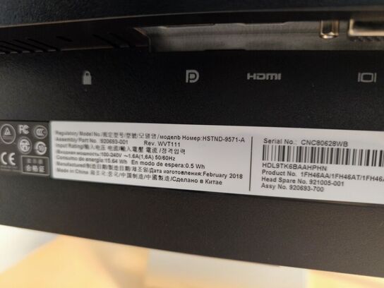 4 stk. skærme bl.a. HP & BENQ