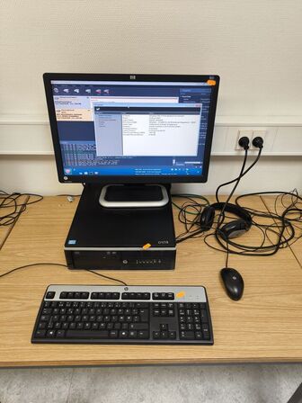 Skærm 22" m. tastatur HP L2206w (PC medfølger ikke)