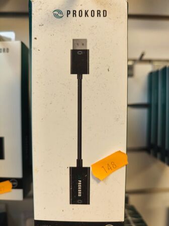8 stk. PROKORD DisplayPort->HDMI adaptere (ubrugt)