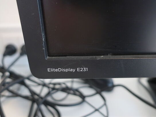 HP 23" skærm Elitedisplay E231 (PC medfølger ikke)