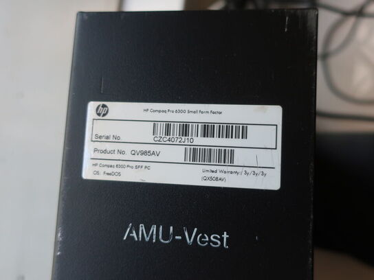 HP 23" skærm Elitedisplay E231 (PC medfølger ikke)