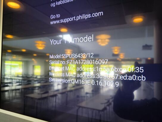 Fladskærms TV 55" PHILIPS 55PUS6432/12