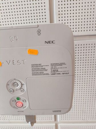 Projektor NEC ME311W inkl. lærred