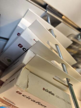 4 stk. CIRAFON USB 3.1 type C->Type A adaptere (ubrugt)