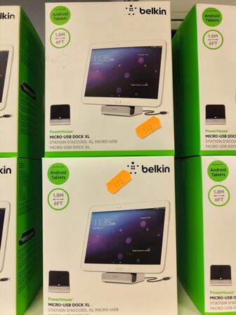 4 stk. BELKIN USB dock XL (ubrugt)
