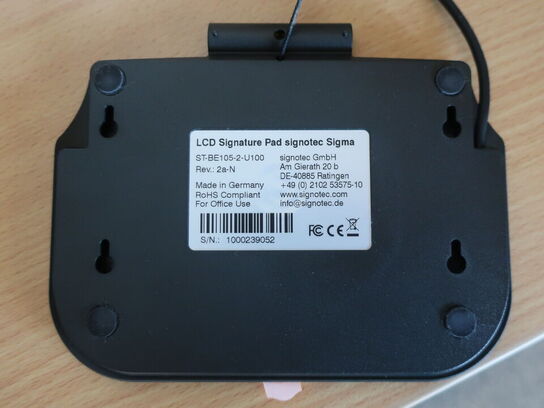 Kodningssæt til kort & SIGNOTEC underskriftlæser