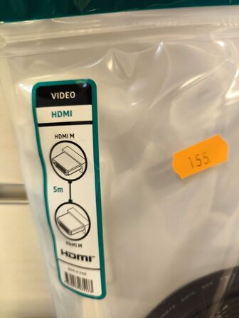 PROKORD 5m skærmkabel HDMI->HDMI (ubrugt)