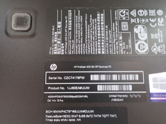 Skærm 22" m. tastatur HP L2206w (PC medfølger ikke)