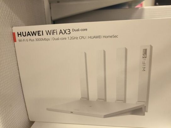 2 stk. netværksrouter HUAWEI AX3 (ubrugt)