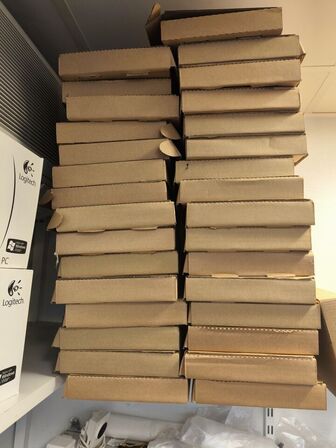 4 stk. tastatur bl.a. HP & DELL (kablet) (ubrugt)