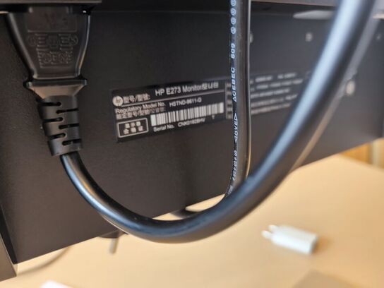 Skærm 27" HP EliteDisplay E273 IPS