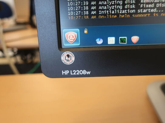 HP 22" skærm m. tastatur L2208w (PC medfølger ikke)