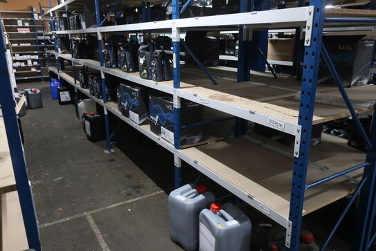 5 fag lagerreol uden indhold