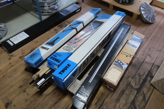 Diverse varelager samt reoler det står på 