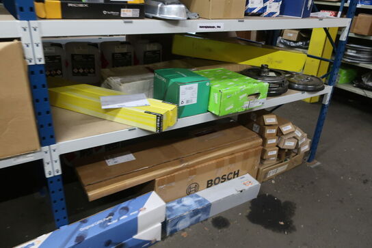 10 fag lagerreol med indhold