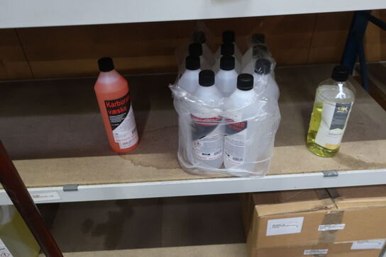 6 fag lagerreoler med indhold