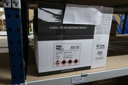 10 fag lagerreol med indhold