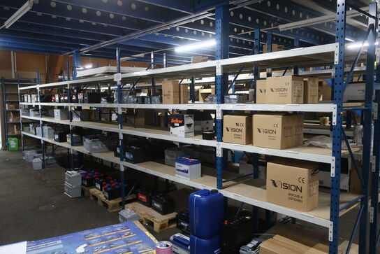 5 fag lagerreol uden indhold