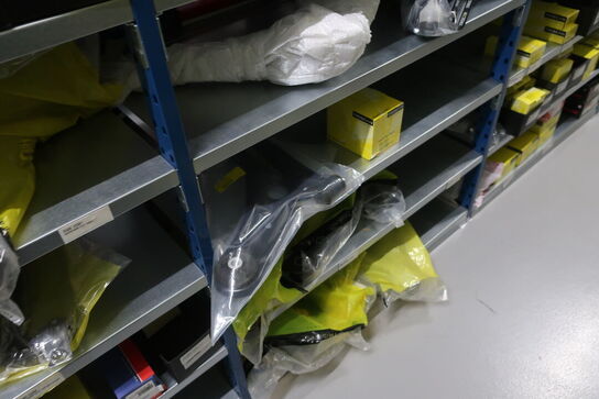 20 fag lagerreoler med indhold