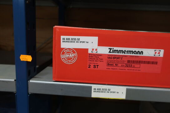 4 fag lagerreoler med indhold