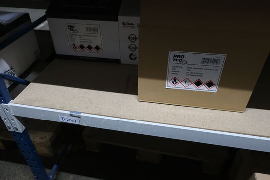 5 fag lagerreol med indhold