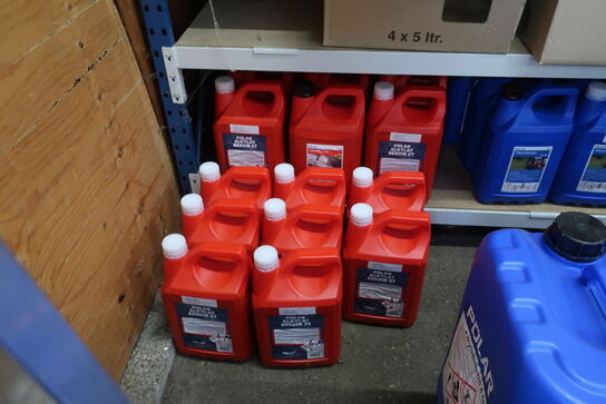 6 fag lagerreoler med indhold