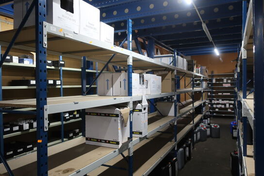 5 fag lagerreol uden indhold