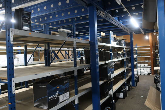 5 fag lagerreol uden indhold