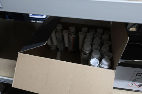 5 fag lagerreol med indhold