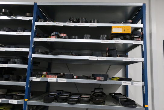 8 fag lagerreoler med indhold