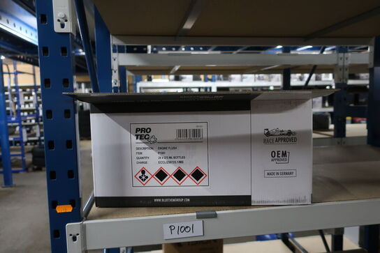 5 fag lagerreol med indhold