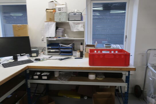 Arbejdsbord med indhold