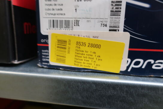 28 fag lagerreoler med indhold