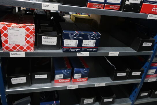 22 fag lagerreoler med indhold