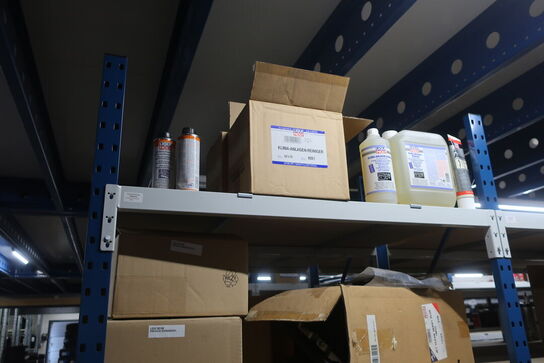 10 fag lagerreol med indhold