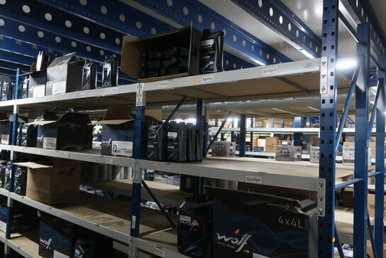 5 fag lagerreol uden indhold