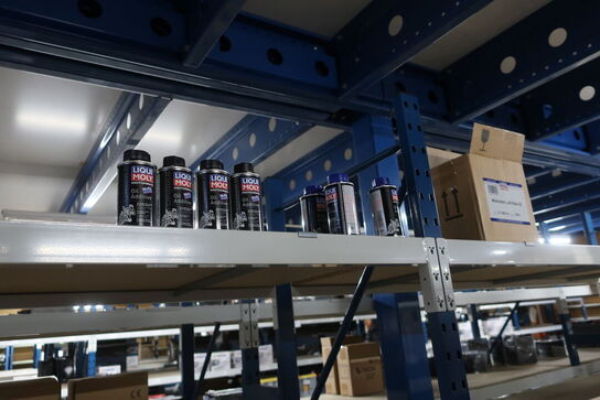 5 fag lagerreol med indhold