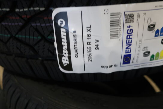 5 stk. dæk BARUM 205/55 R 16 XL 94 V