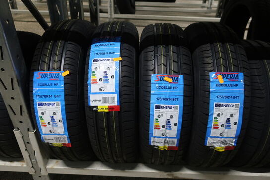 4 stk. dæk SUPERIA 175/70R14 84T