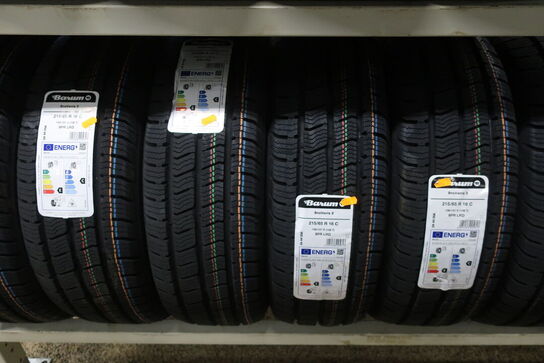 4 stk. dæk BARUM 215/65R 16C