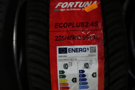 2 stk. dæk FORTUNA 225/45R18 95Y XL 