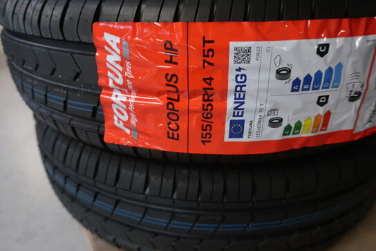 4 stk. dæk FORTUNA 155/65R14 75T