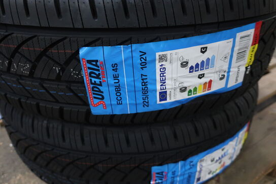 2 stk. dæk SUPERIA 225/65R17 102V