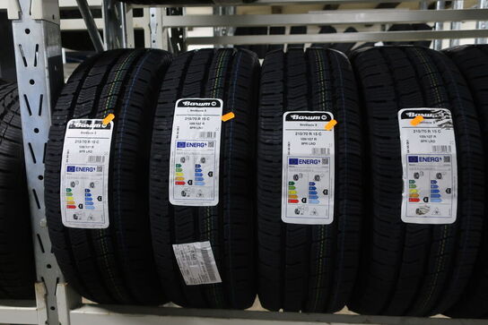 4 stk. dæk BARUM 215/70 R 15 C 109/107 R